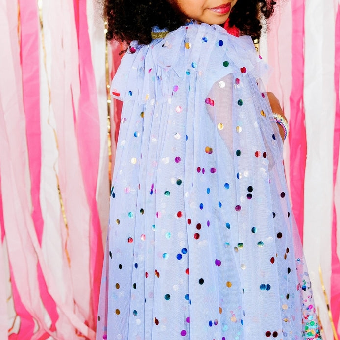 Lavender Confetti Cape