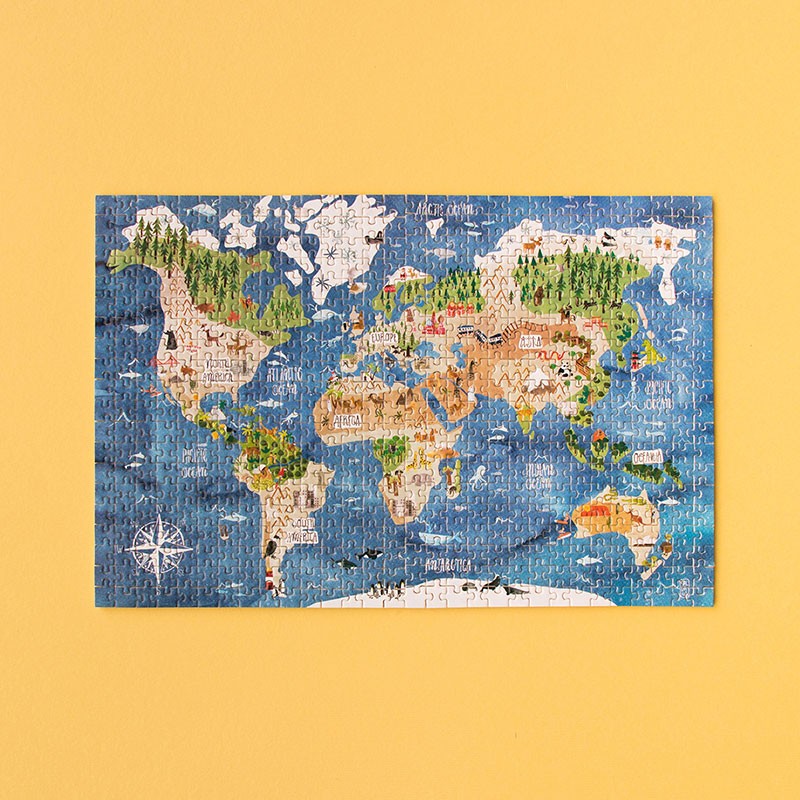 Discover The World Micropuzzle 600pc