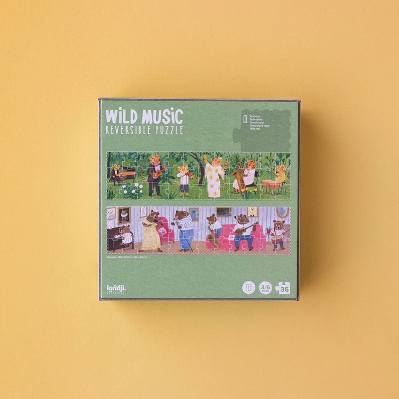 Wild Music Reversible Pocket Puzzle