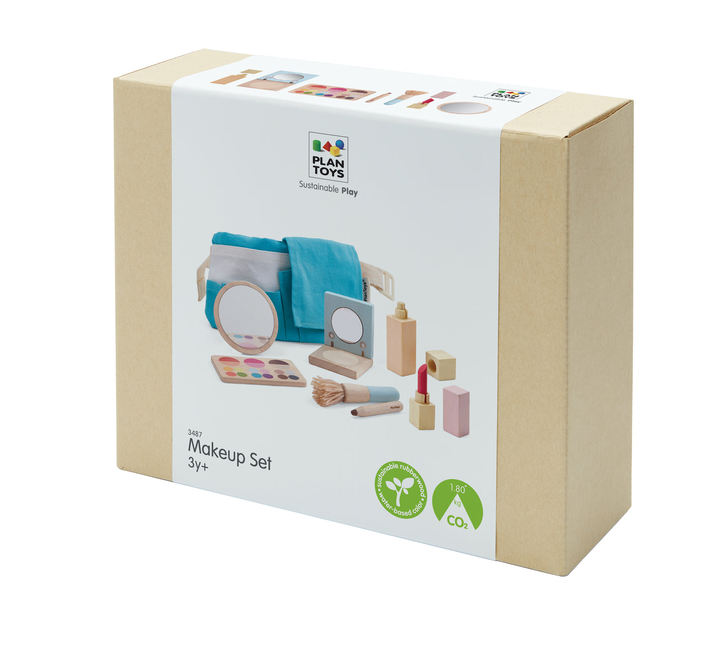 Wooden Makeup Set