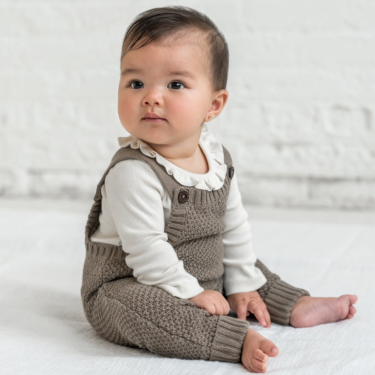 Sweater Knit Overalls