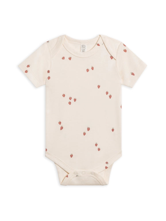 Organic Bodysuit Strawberry