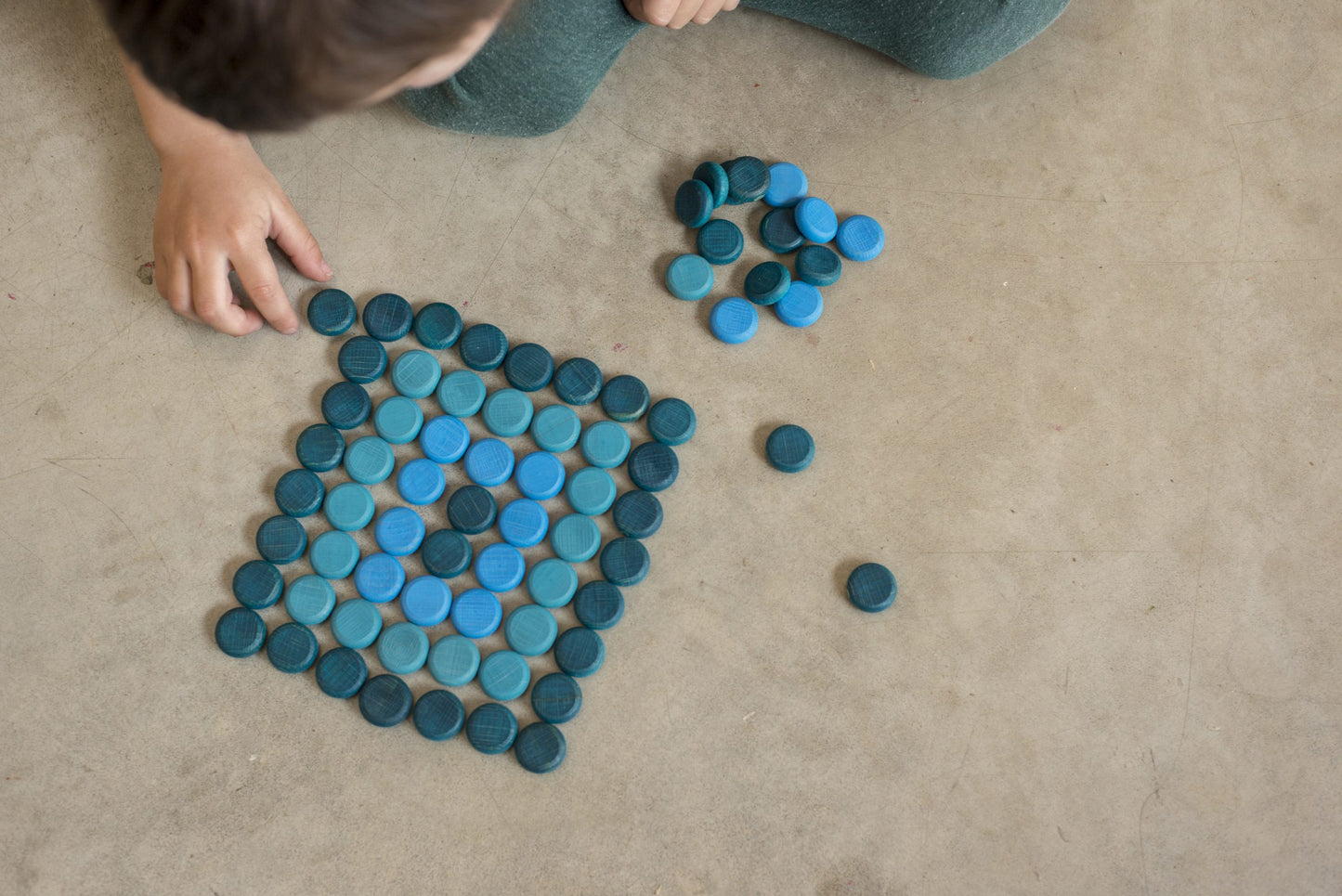 Mandala Blue Coins