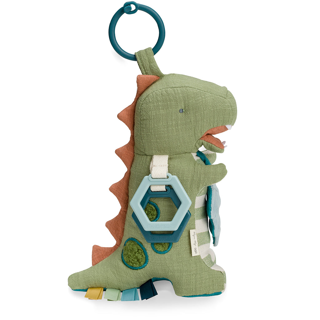 Bitzy Bespoke Link & Love™ Activity Plush with Teether Toy
