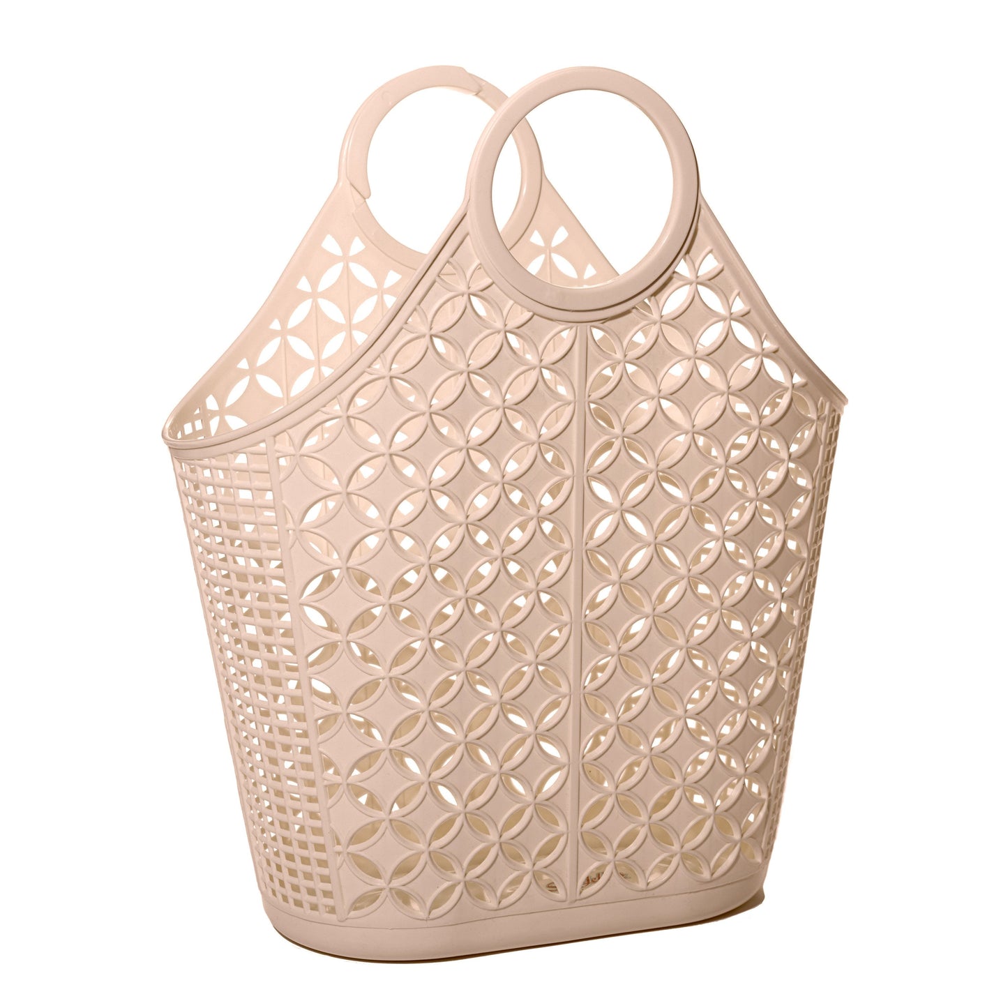 tan jelly tote bag