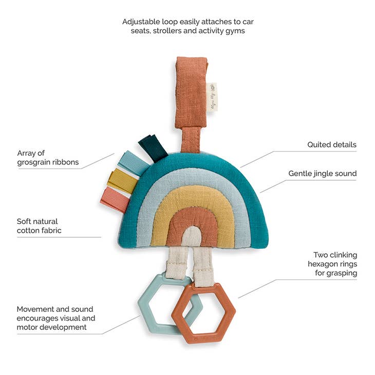 Bitzy Bespoke Ritzy Jingle™ Attachable Travel Toy