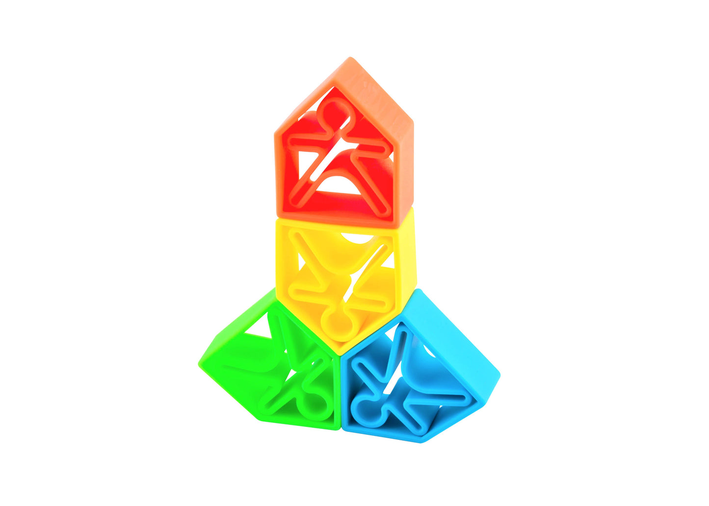 Neon Kids & Houses 6 pack