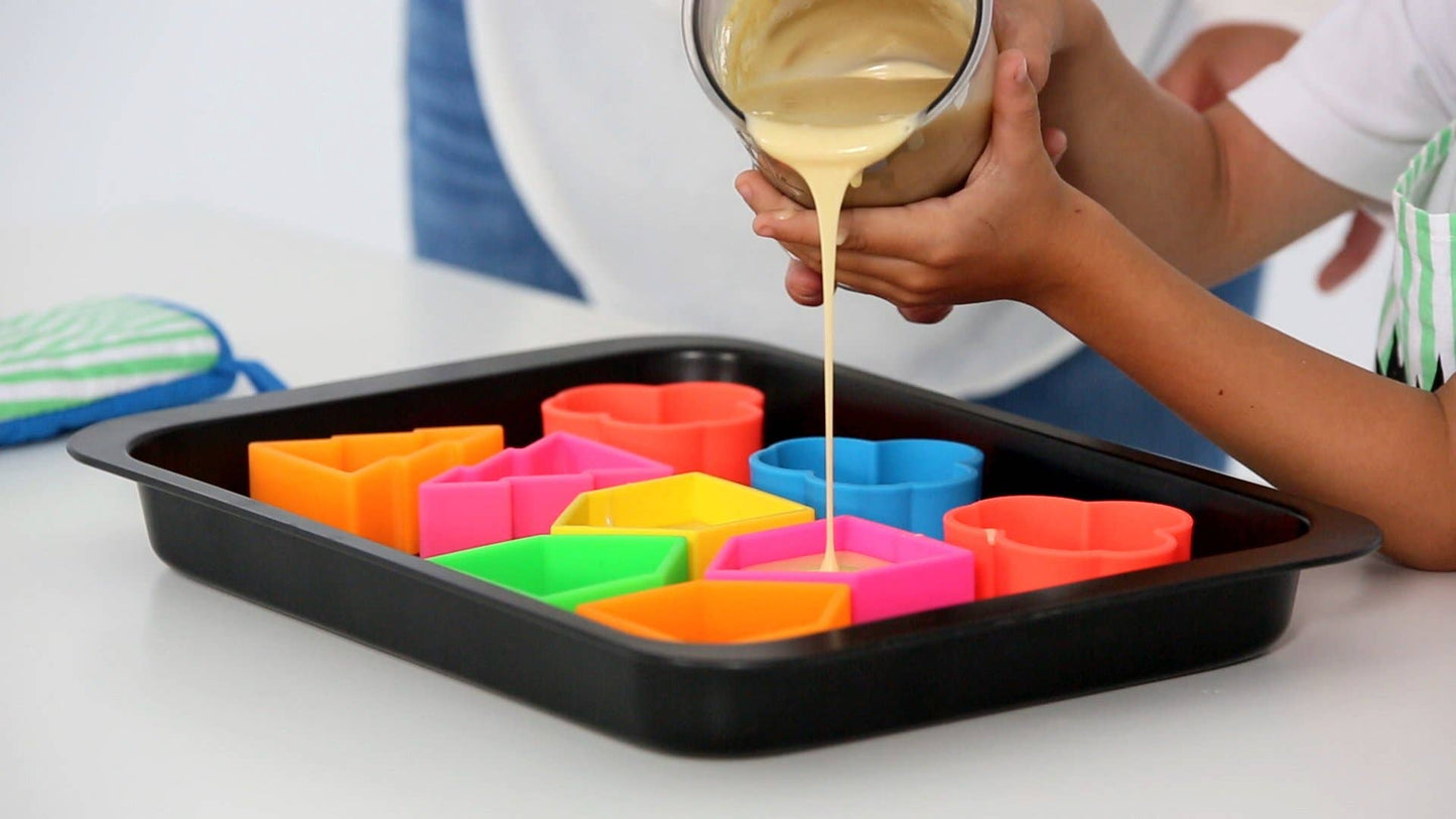 Neon Kids Houses & Trees