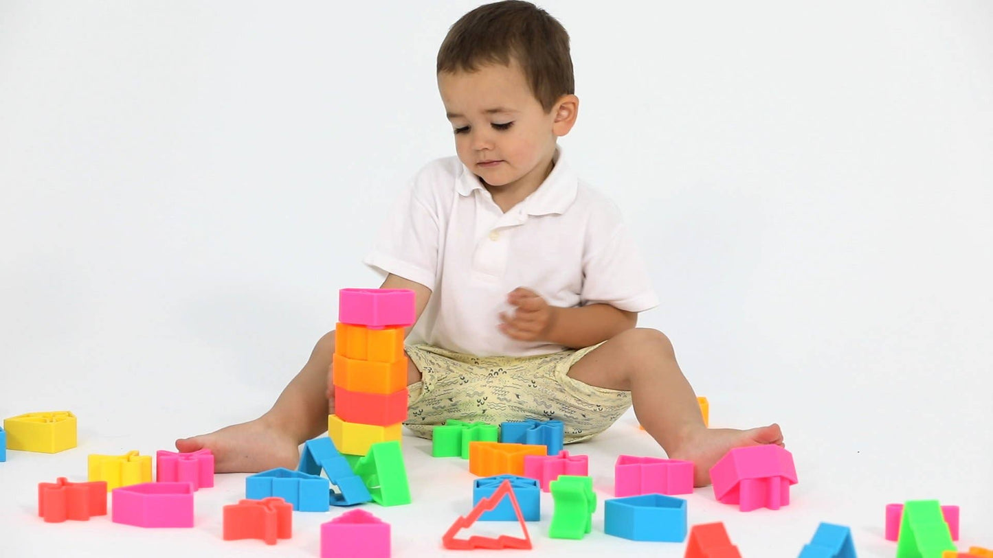 Neon Kids Houses & Trees