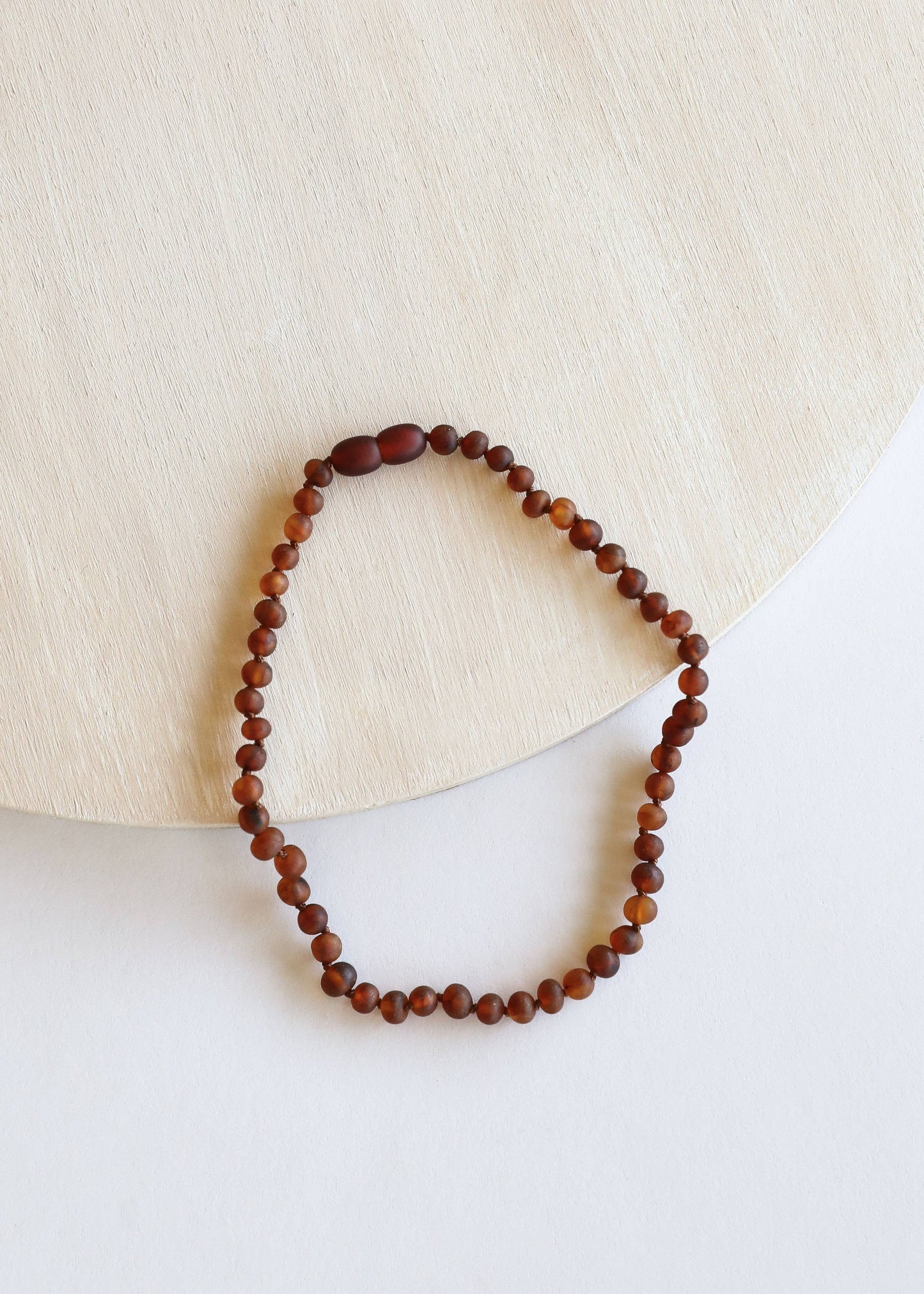 Kids: Raw Cognac Amber Necklace