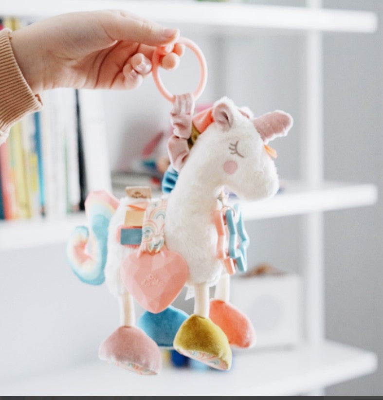 Itzy Friends Link & Love™ Activity Plush with Teether Toy