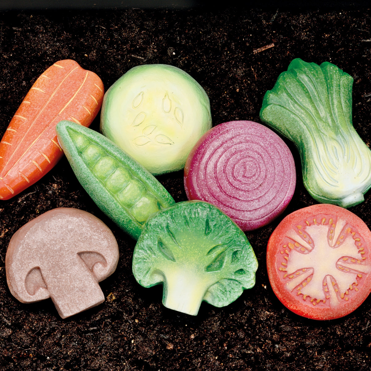 Vegetables - Sensory Play Stones