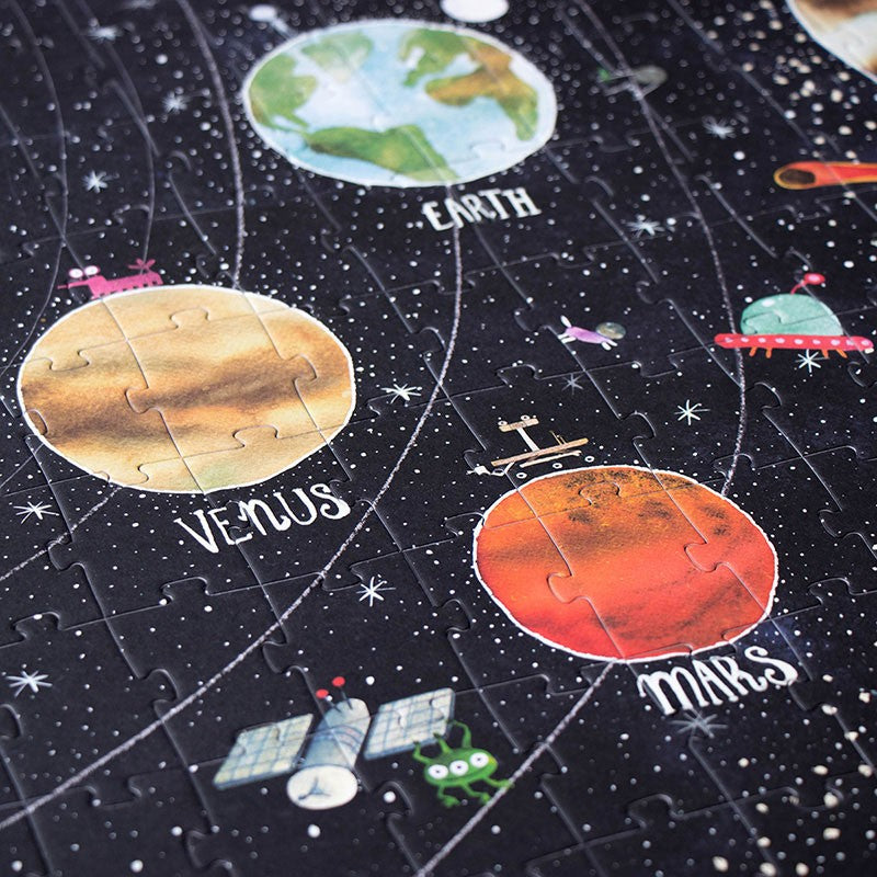 Discover The Planets - Glow In The Dark Puzzle