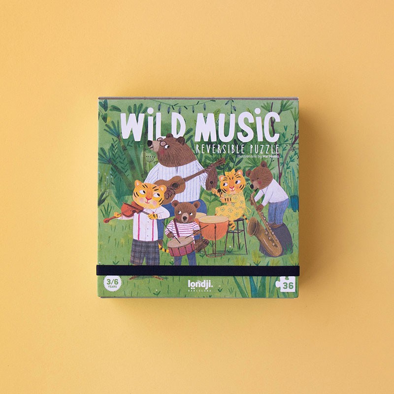 Wild Music Reversible Pocket Puzzle