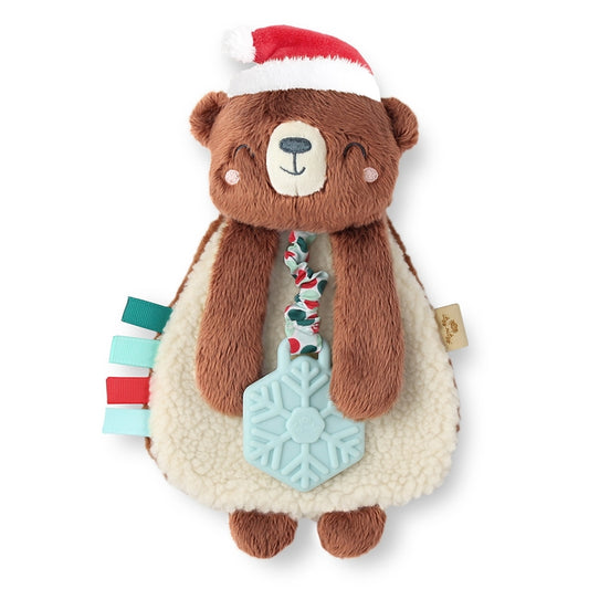 Holiday Itzy Lovey™ Plush + Teether Toy Bear