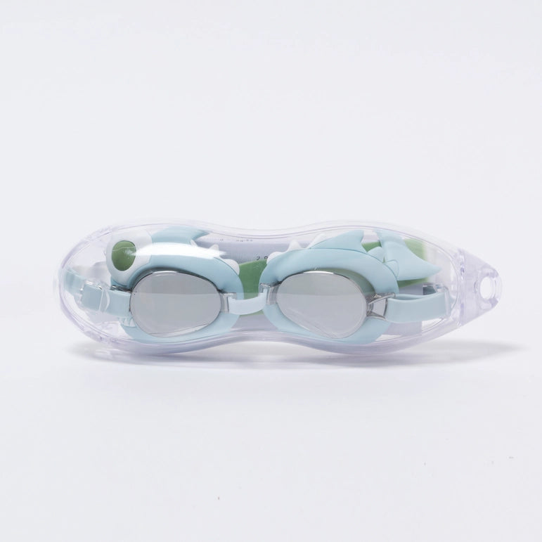 Mini Swim Goggles Shark Tribe Khaki