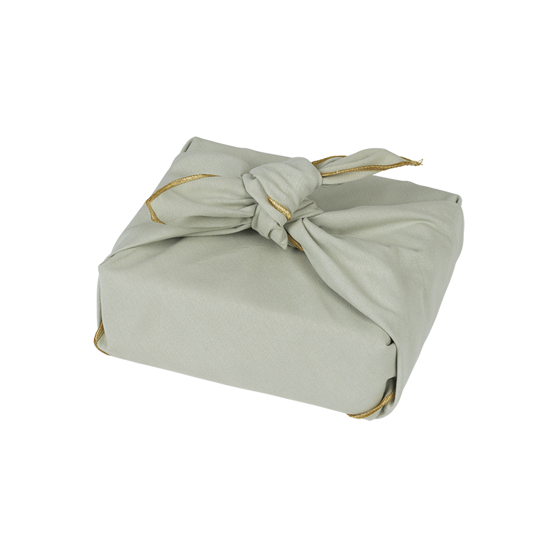 Fabric Gift Wrap - Diamond-Eucalyptus