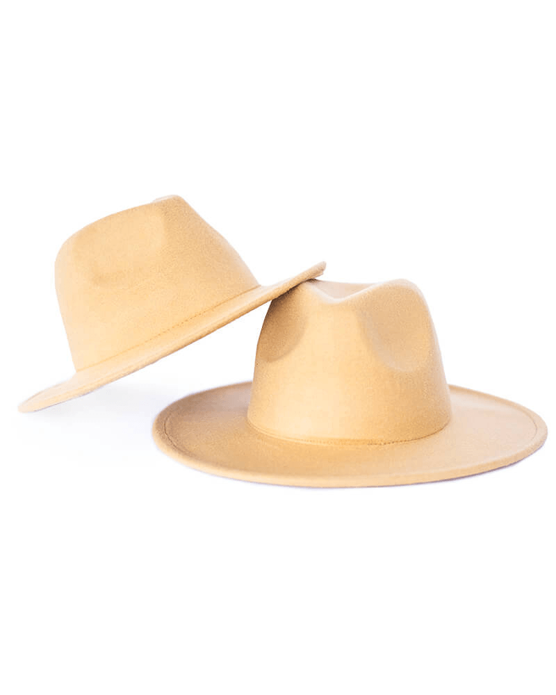 Bordeaux Flat Brim Hat