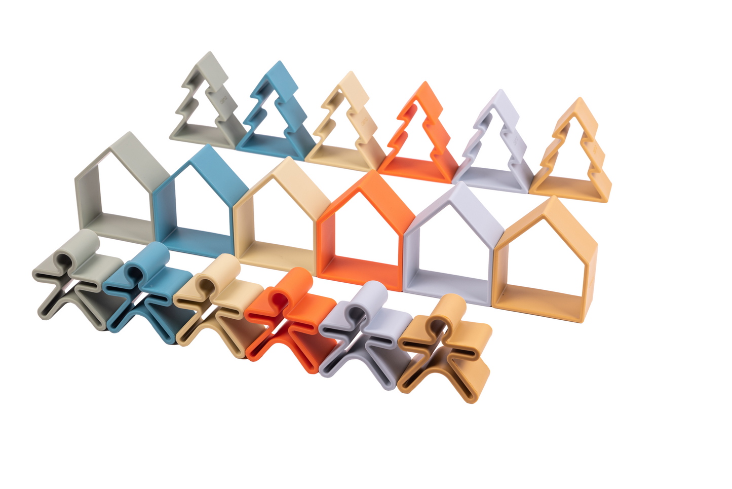 Nature Kids, Houses, & Trees 6 pack